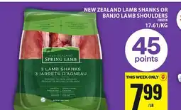 Food Basics NEW ZEALAND LAMB SHANKS OR BANJO LAMB SHOULDERS offer