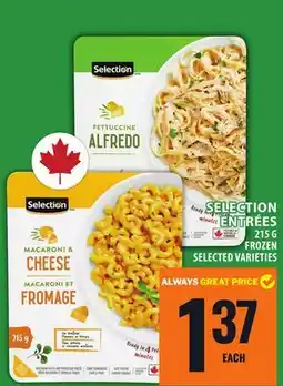 Food Basics SELECTION ENTRÉES offer