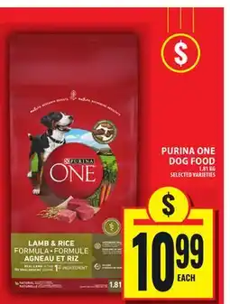 Food Basics PURINA ONE DOG FOOD offer
