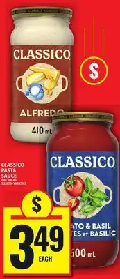 Food Basics CLASSICO PASTA SAUCE offer