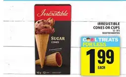 Food Basics IRRESISTIBLE CONES OR CUPS offer