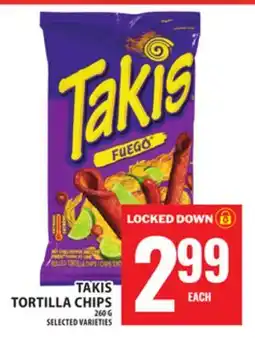 Food Basics TAKIS TORTILLA CHIPS offer