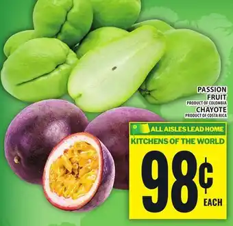 Food Basics PASSION FRUIT OR CHAYOTE offer