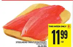 Food Basics STEELHEAD TROUT FISH FILLET offer