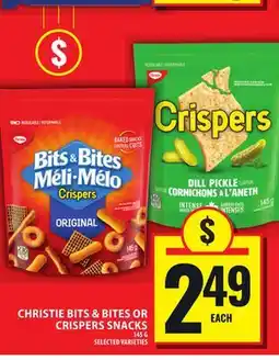 Food Basics CHRISTIE BITS & BITES OR CRISPERS SNACKS offer