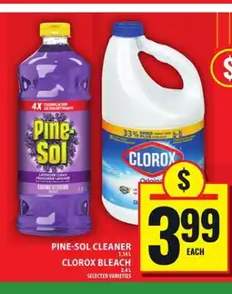 Food Basics PINE‑SOL CLEANER OR CLOROX BLEACH offer