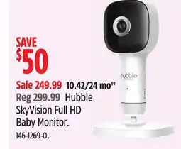Canadian Tire Hubble SkyVision Full HD Baby Monitor offer