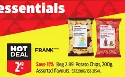 Canadian Tire Potato Chips offer