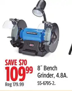 Canadian Tire 8˝ Bench Grinder, 4.8A offer