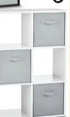 Canadian Tire For Living 6-Cube Cabinet. White or Black Oak offer