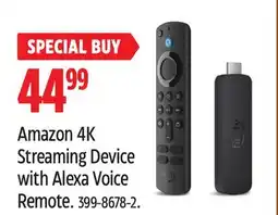 Canadian Tire Amazon 4K Streaming Device with Alexa Voice Remote offer