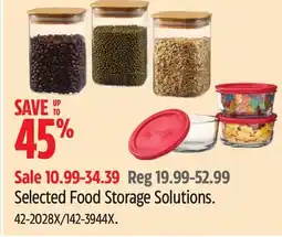 Canadian Tire Selected Food Storage Solutions offer