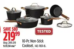 Canadian Tire ROCK 10-Pc Non-Stick Cookset offer