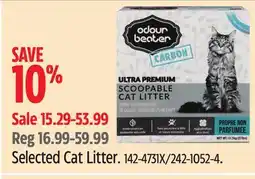 Canadian Tire Selected Cat Litter offer
