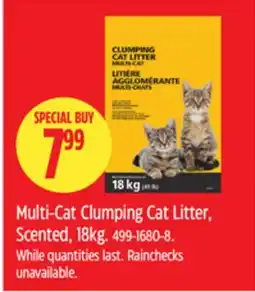 Canadian Tire Multi-Cat Clumping Cat Litter, Scented offer