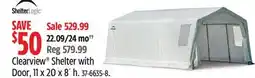 Canadian Tire Shelter Logic Clearview Shelter with Door offer
