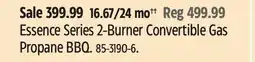 Canadian Tire Vida Essence Series 2-Burner Convertible Gas Propane BBQ offer
