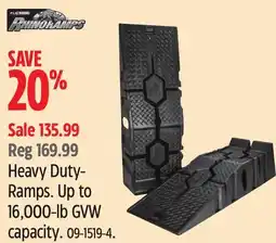 Canadian Tire Rhino Heavy Duty- Ramps. Up to 16,000-lb GVW capacity offer