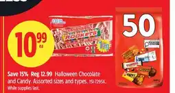 Canadian Tire Halloween Chocolate and Candy offer