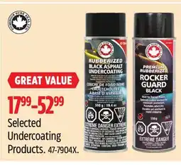 Canadian Tire Selected Undercoating Products offer