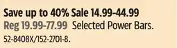 Canadian Tire Selected Power Bars offer