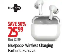 Canadian Tire Bluepods+ Wireless Charging Earbuds offer