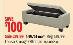 Canadian Tire Louisa Storage Ottoman offer