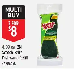 Canadian Tire Scotch-Brite Dishwand Refill offer