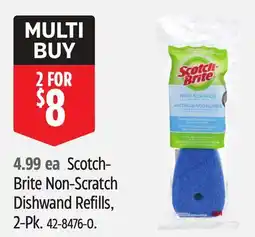 Canadian Tire Scotch- Brite Non-Scratch Dishwand Refills offer