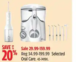 Canadian Tire Selected Oral Care offer