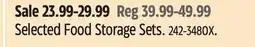 Canadian Tire LockNLock by Starfrit Selected Food Storage Sets offer