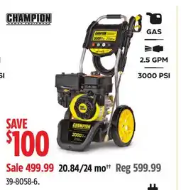 Canadian Tire Champion Power Equipment offer