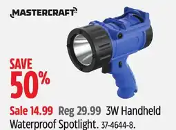 Canadian Tire 3W Handheld Waterproof Spotlight offer