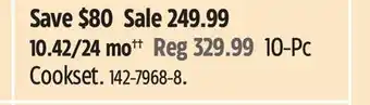 Canadian Tire GreenPan 10-Pc Cookset offer