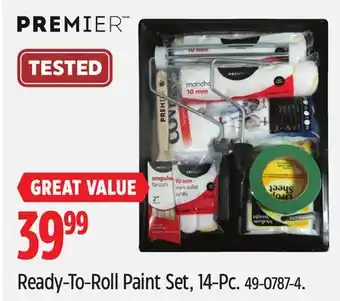 Canadian Tire PREMIER Ready-To-Roll Paint Set, 14-Pc offer