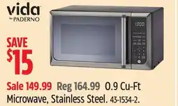 Canadian Tire Vida 0.9 Cu-Ft Microwave offer
