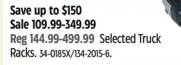 Canadian Tire Selected Truck Racks offer
