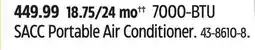 Canadian Tire Noma 7000-BTU SACC Portable Air Conditioner offer