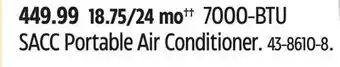 Canadian Tire Noma 7000-BTU SACC Portable Air Conditioner offer