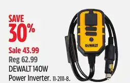 Canadian Tire DEWALT 140W Power Inverter offer