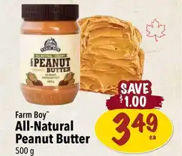 Farm Boy Farm Boy All-Natural Peanut Butter offer
