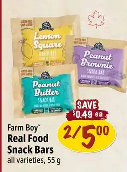 Farm Boy Farm Boy Real Food Snack Bars offer