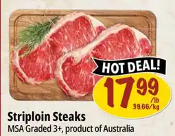 Farm Boy Striploin Steaks offer