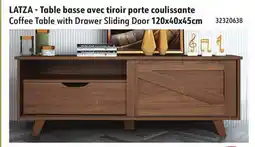 Sushi Shop Coffee Table with Drawer Sliding Door offer