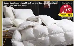 Sushi Shop Urban White Feather Duvet offer