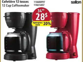Sushi Shop Salton 12 Cup Coffeemaker offer