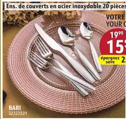 Sushi Shop 20 Pcs Stainless Steel Cutlery Sets offer