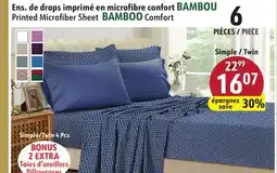 Sushi Shop Printed Microfiber Twin Sheet BAMBOO Comfort offer