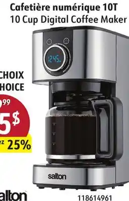 Sushi Shop Salton 10 Cup Digital Coffee Maker offer