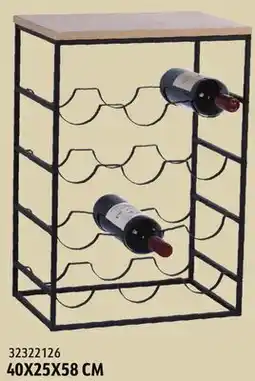 Sushi Shop Metal wine rocks with shelf offer